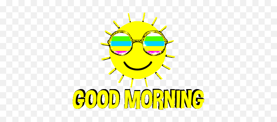 Good Morning Gif Pictures - Good Morning Sun Animated Gif Emoji,Good Morning Emoji Gif