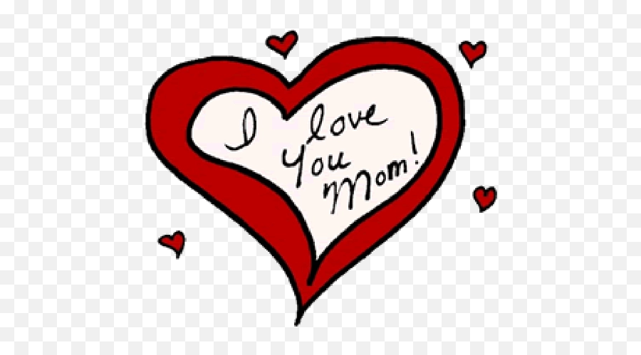 Feliz Dia De Las Madres Stickers For Whatsapp And Signal - Love You Mom Heart Clipart Emoji,Emoticon Dia De Las Madres