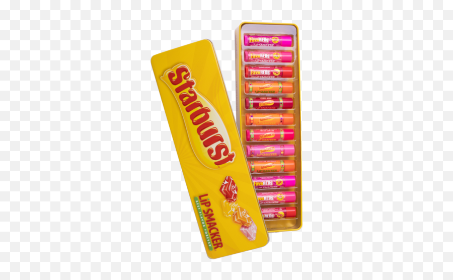 Etiquetado - Starburst Bubble Gum Emoji,Emoji Lip Smakers