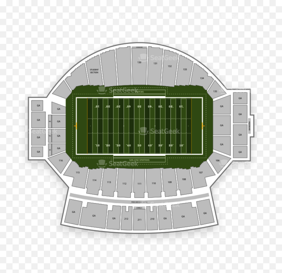 Spartan Stadium 3d Seating Chart - Pflag For American Football Emoji,Spartan Emoji