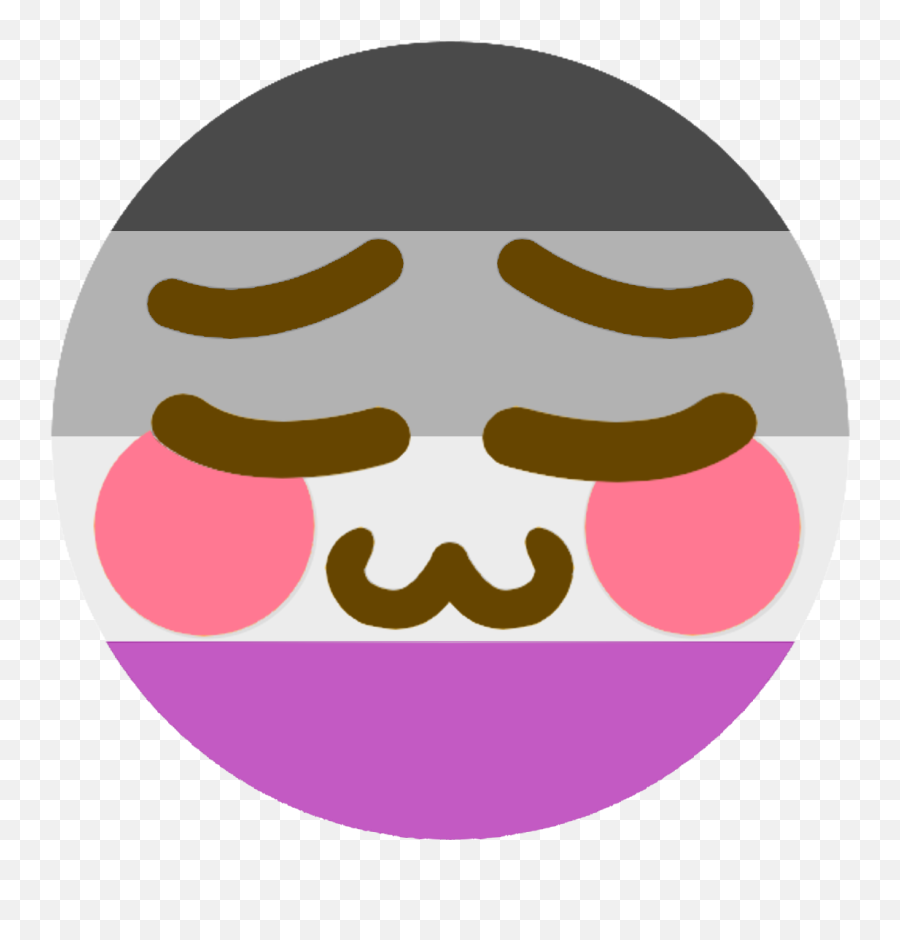 Lgbt Ace Asexual Pride Sticker - Happy Emoji,Asexual Emojis