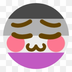 Lgbt Ace Asexual Pride Sticker - Happy Emoji,Asexual Emojis