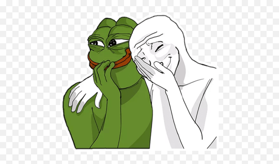 Sticker Maker - Pepe The Frog Wojak And Pepe Sticker Emoji,Sleeping Emojis On Whatspp