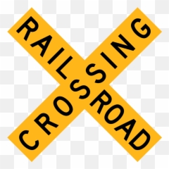 Freeuse Stock Road Crossing Beautiful - Road Sign Rail Road Emoji,Railway Track Emoticon