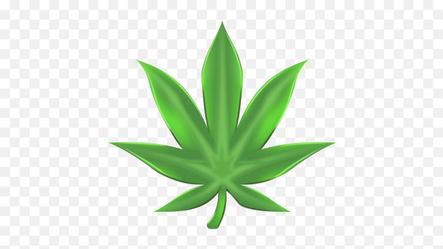 Emoji Black Market By Luis Pombo Reyes - Marijuana Leaf Outline,