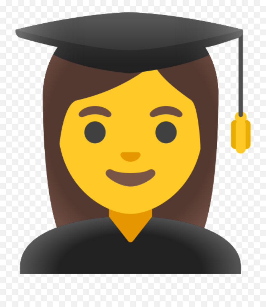 U200d Woman Student Emoji - Raising Hand Clip Art,Woman Emoji