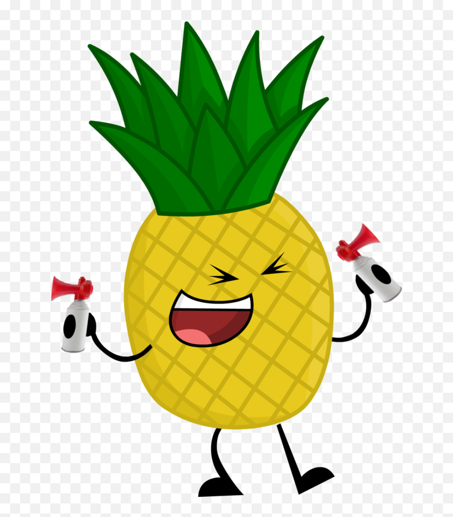 Pineapple - Png Cartoon Pineapple Free Emoji,Fb Pineapple Emoticon