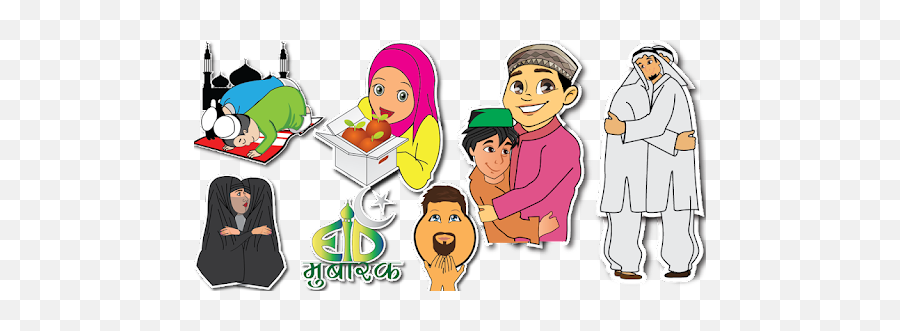 Eid Mubarak Stickers Greetings On Windows Pc Download Free - Sharing Emoji,Kakaotalk Dog Emoticon
