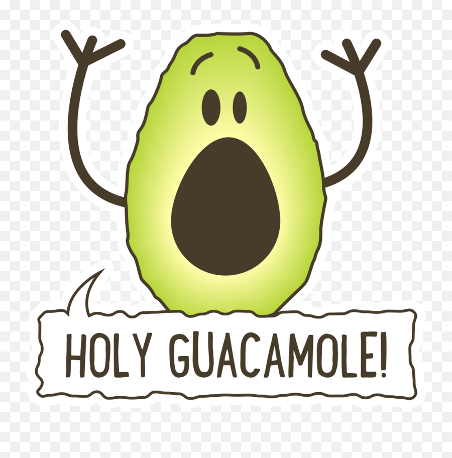 Holy Sticker Emoji,Guacamole Emoji