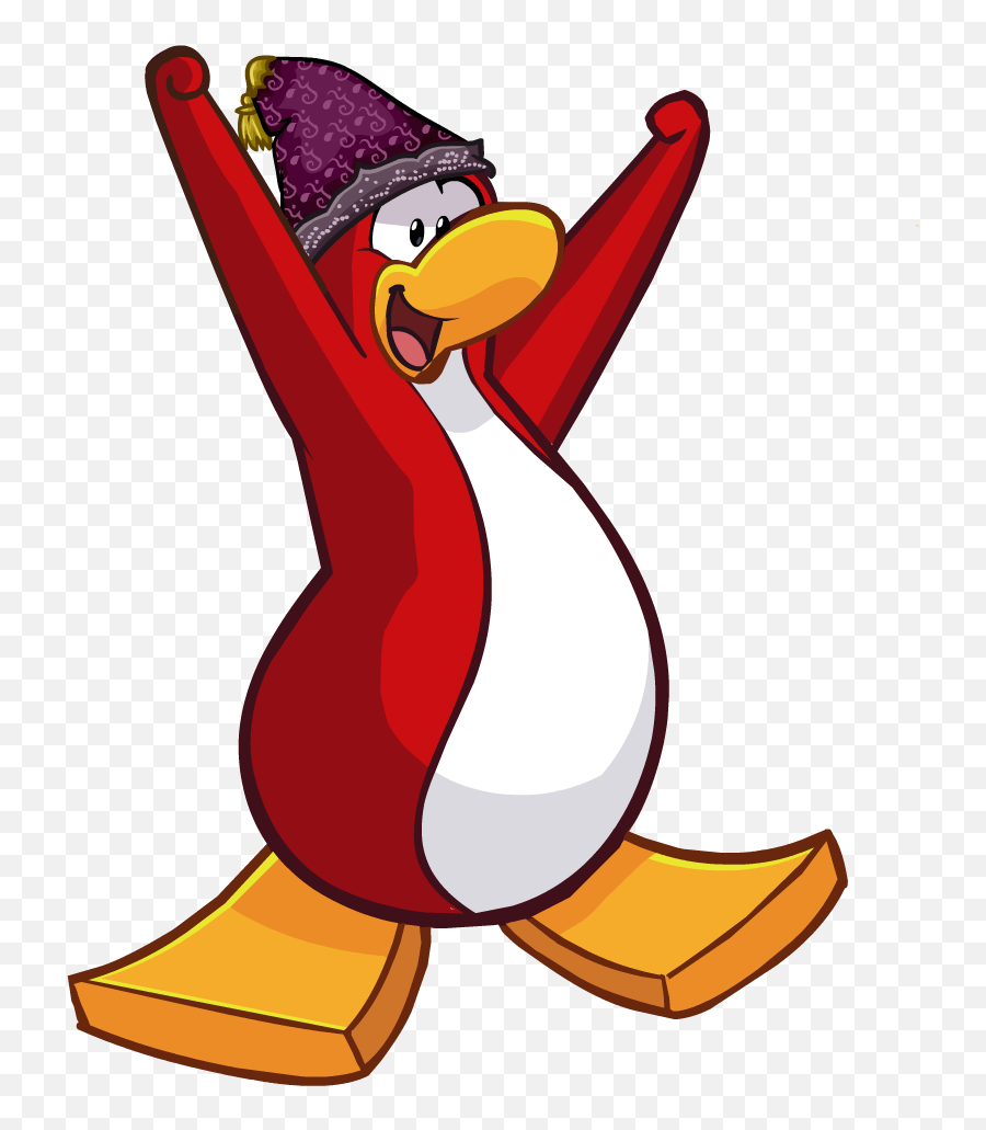 Club Penguin Penguins Red Clipart - Full Size Clipart Red Penguin Club Penguin Cutout Emoji,Dicord Lobster Emoji