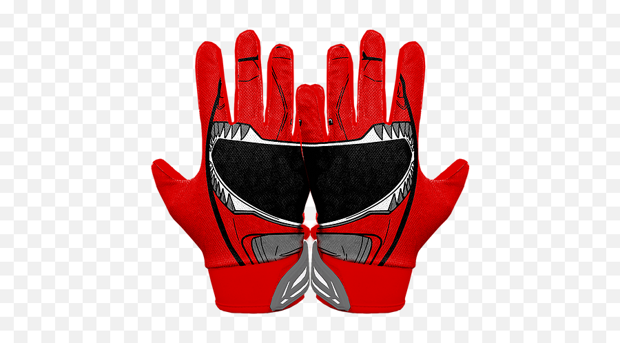 Red Gloves Football Online - Power Ranger Football Gloves Emoji,Adidas Emoji Receiver Gloves