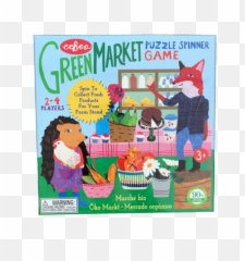Preschool Games - Eeboo Green Market Puzzle Game Spinner Emoji,Computer Flash Game Esl Emotions