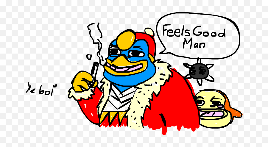 Feels Dedede Man Feels Good Man Know Your Meme Emoji,Pepe The Frog Emoticon
