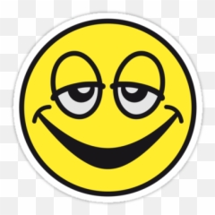 Tired Smiley - Clipart Best Stoner Smiley Emoji,Tired Emoji Face