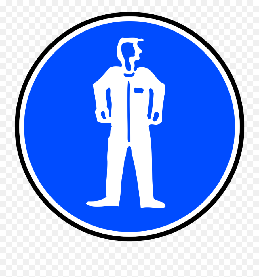 Mandatory Bodily Protection Blue Sign Sticker Png Svg Clip Emoji,Mosquito Emoji Meme