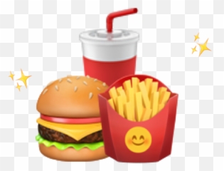 Hamburger Food Emoji Sticker By Rqrubybyjen - Food,Food Emoji