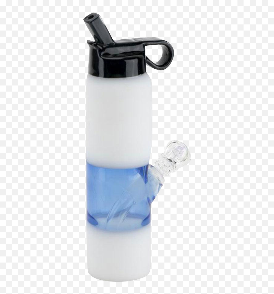 Empire Glassworks White Water Bottle Mini Rig - Cylinder Emoji,Winkie Emoji