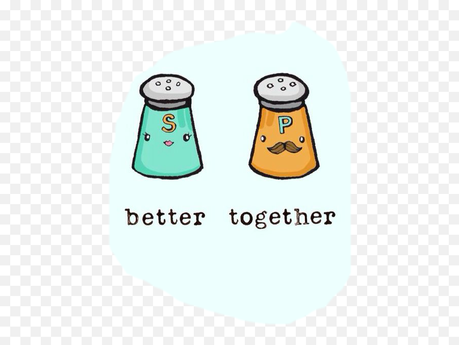 Pepper Shakers Sticker Challenge - Salt And Pepper Cartoons Cute Emoji,Salt And Pepper Emoji