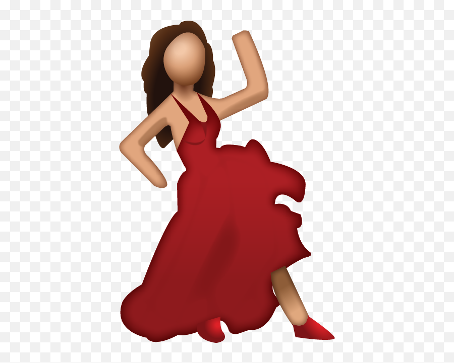Cbc Talks Emojis Cerconebrowncompany - Red Dress Dancing Emoji,I Don't Know Emoji