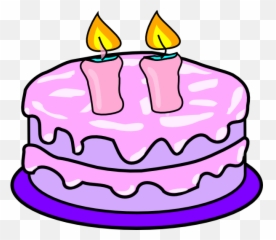 Fraction Clipart Cake Fraction Cake Transparent Free For - Cake With 2 Candles Clipart Emoji,Peach Emoji Cake