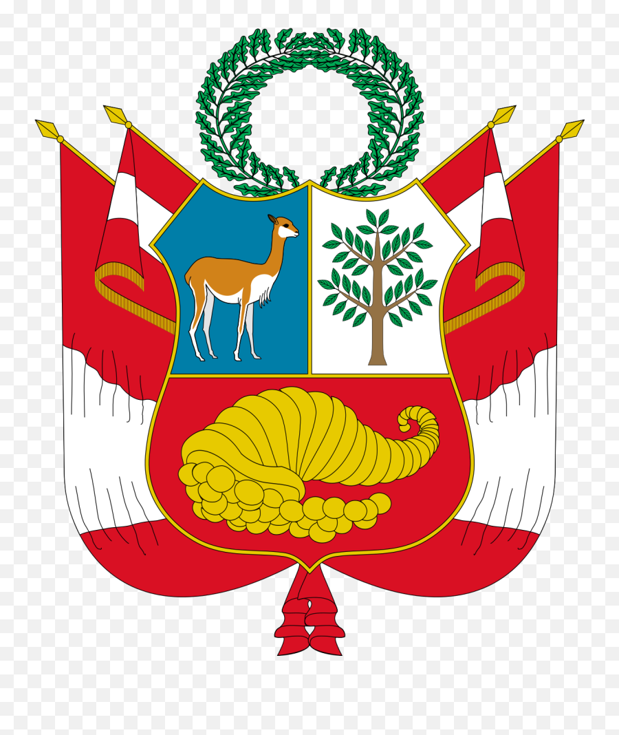 Coat Of Arms Of Peru - Peruvian Coat Of Arms Emoji,Peru Flag Emoji