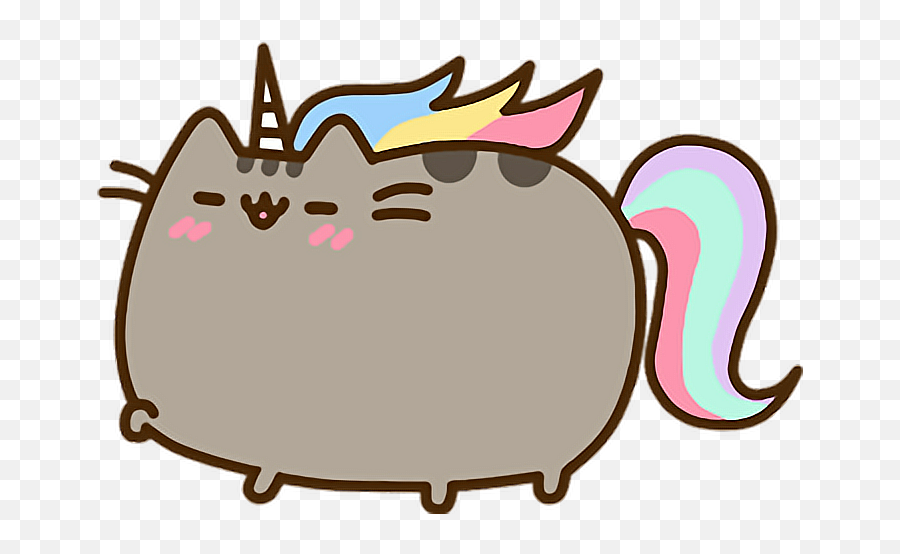 Unicorn Kawaii Unicorn Pusheen Cat Wallpaper - Pusheen Cat Emoji,Pusheen The Cat Emoji