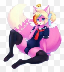 Femboy Furries Sticker - Mythical Creature Emoji,Why Do Furries Use Lipstick Emoji
