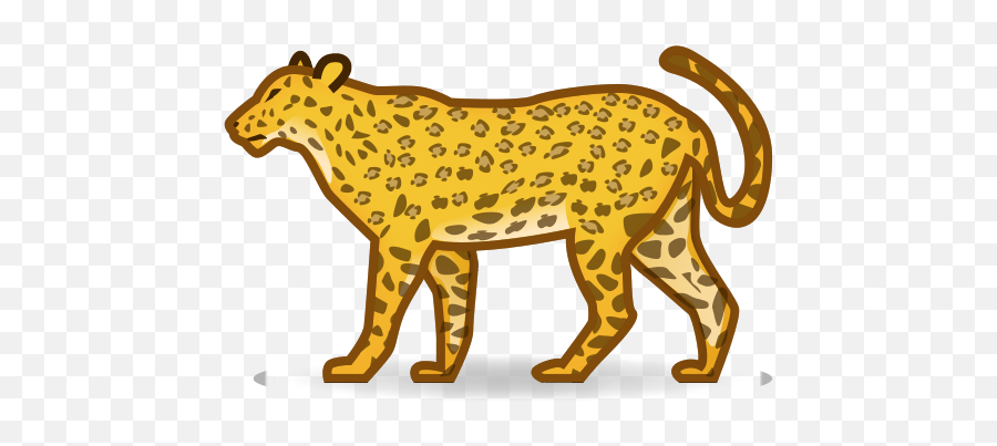 Cheetah Clipart Emoji Cheetah Emoji - Leopardo Emoji,Animal Emoji