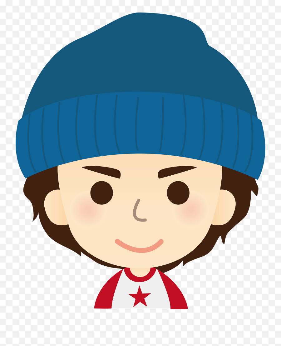 Man Knit Cap Face Clipart - Png Wearing Winter Hat Clipart Emoji,Old Bald Man Emoji Sticker