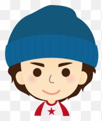 Man Knit Cap Face Clipart - Png Wearing Winter Hat Clipart Emoji,Old Bald Man Emoji Sticker