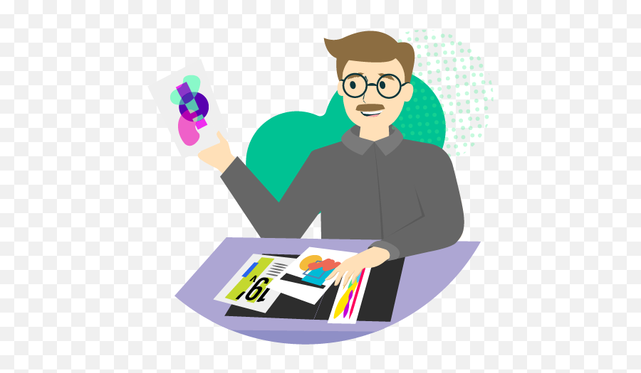 Best Guide To Write A Resume For Graphic Designers - Worker Emoji,White Background Cartoon Person With A Anticipation Look Emotion
