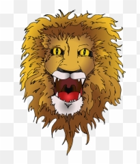 Comic Wildcat Lion Roar Animal - Lion Mane Png Emoji,Real Lions Emotions