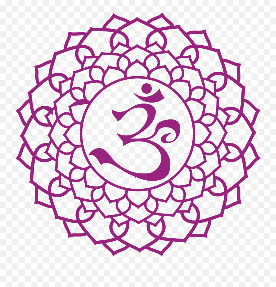 Hari Om Hemp - Crown Chakra Design Png Emoji,Images Emotions Chakra Points