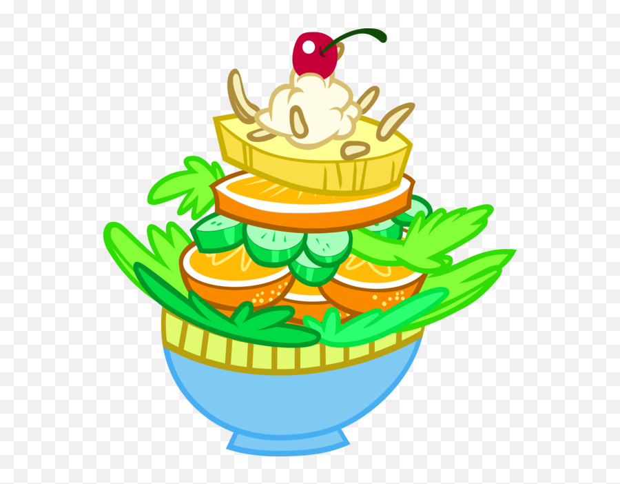 Salad In A Bowl Drawing Free Image Download - My Little Pony Base Bowl Emoji,Salad Of Emotions