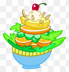 Salad In A Bowl Drawing Free Image Download - My Little Pony Base Bowl Emoji,Salad Of Emotions