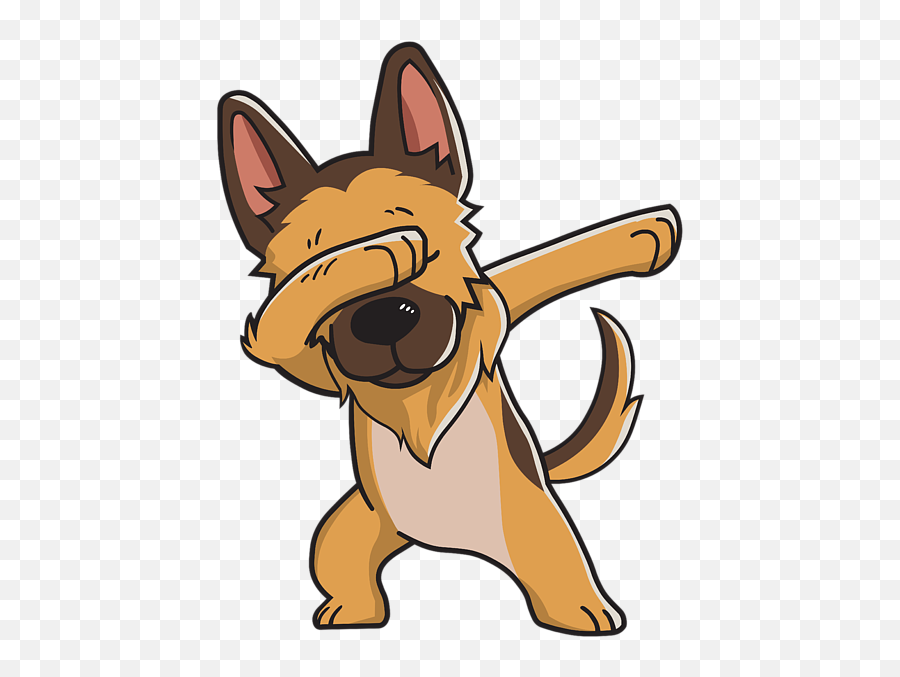 Dabbing German Shepherd Cute Alsatian - Dabbing German Shepherd Emoji,German Shepherd Emoji Android
