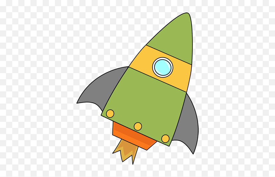 Space Clip Art - Space Images Green Rocket Clipart Emoji,Rocket And Telescope Emoji