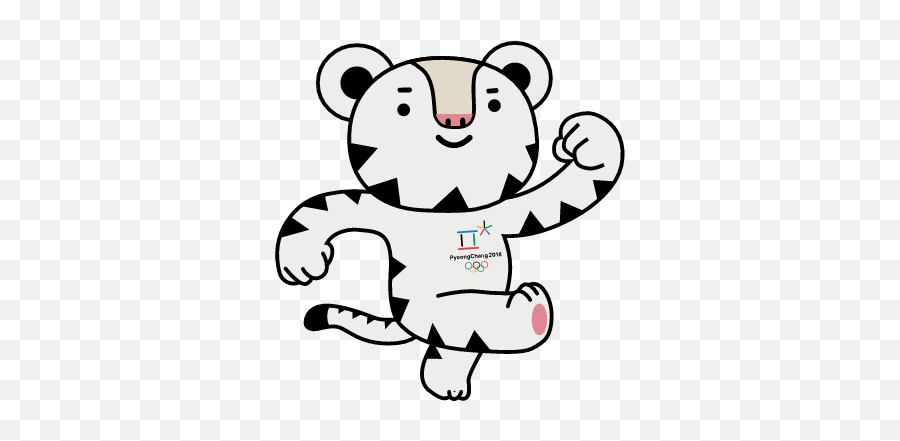 Gtsport - Mascot Winter Olympics 2018 Emoji,Soohorang And Bandabi Emoticons