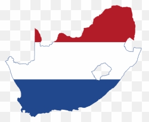 Flag Map Of South Africa Clipart - Netherlands Flag Map Png Emoji,Emojis Holland Flag Png