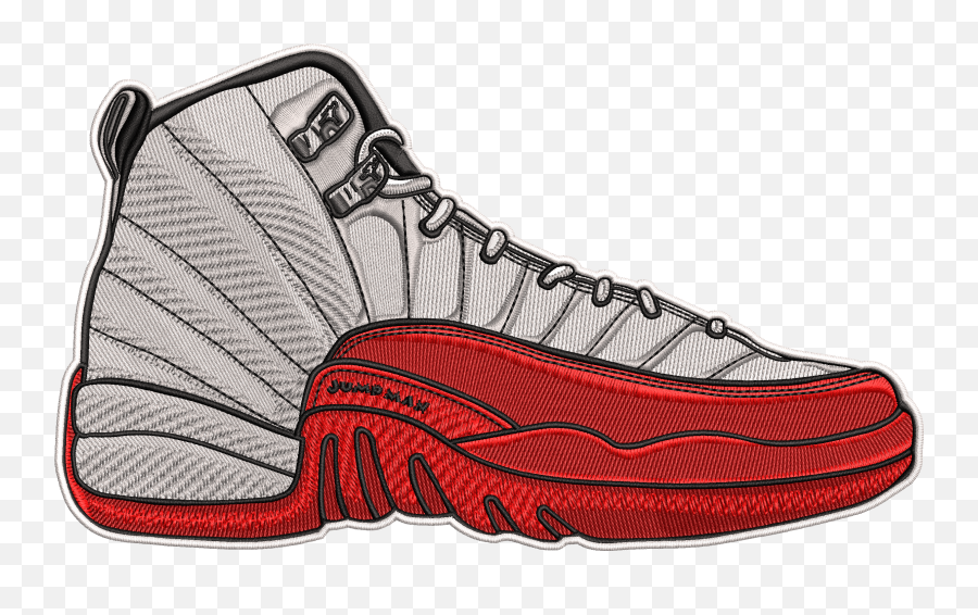 Ten Jordans Embroidery Designs Pack - Round Toe Emoji,How To Get Jordan Shoe Emojis