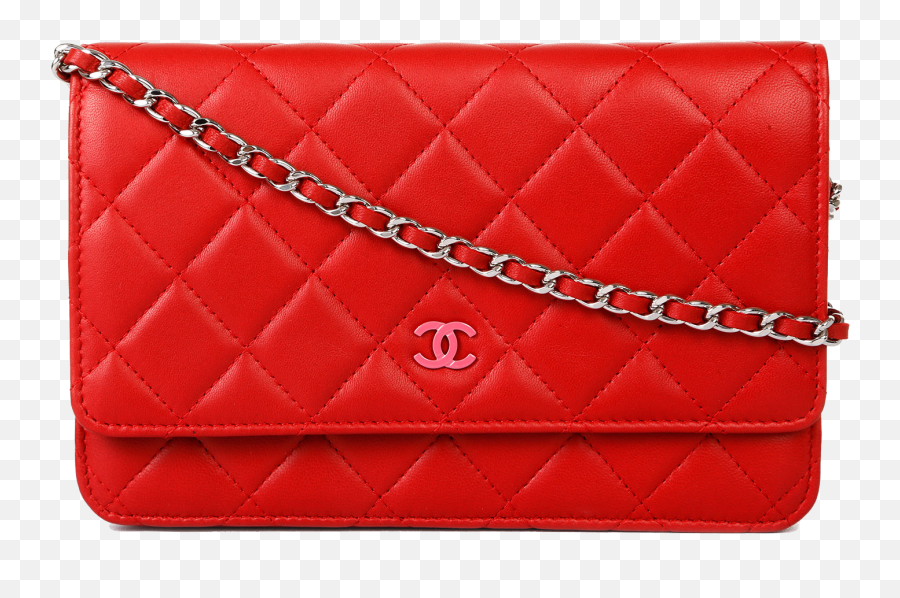 Download Handbag Leather Chanel Red Bag - Chanel Handbag Transparent Background Emoji,Emoticon Purse Mouth