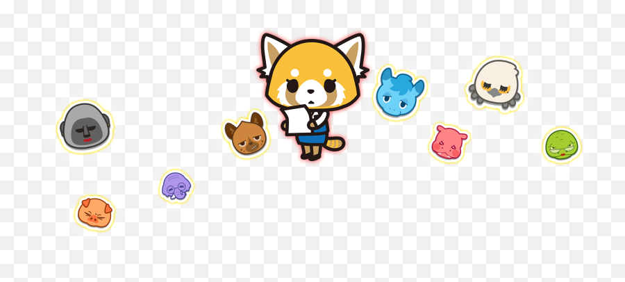 Aggretsuko Short Timer Strikes Backofficial Page - Dot Emoji,Cute Emojis Vent