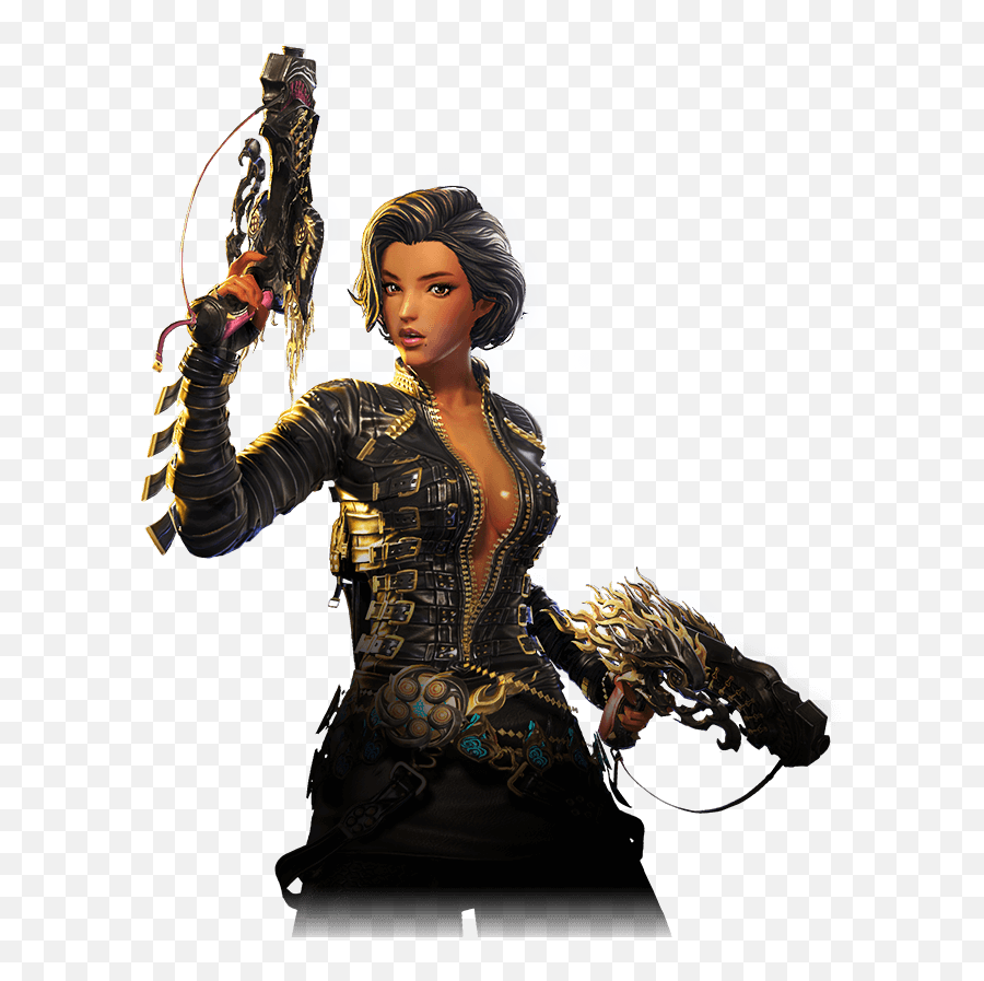 Image Result For Female Gunslinger - Blade And Soul Female Gunslinger Art Emoji,How To Target On Bns With Emojis