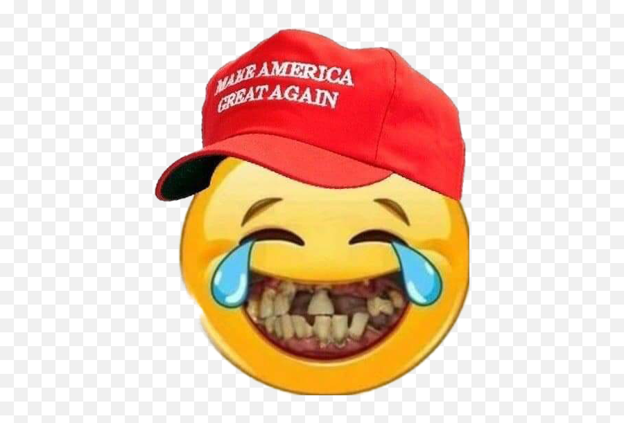 Trump Supporter Smiley Blank Template - Imgflip Toothless Smile Emoji,Trump Skype Emoticons