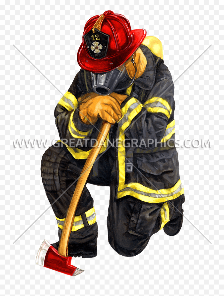 Firefighter Clipart Shield Firefighter Shield Transparent - Fire Fighter On Knees Emoji,Kneeling Emoji