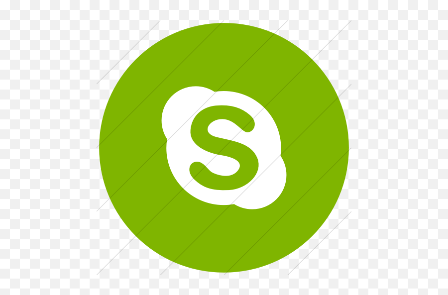 Iconsetc Flat Circle White On Green Socialmedia Skype Icon Emoji,Skype Sport Emoticons