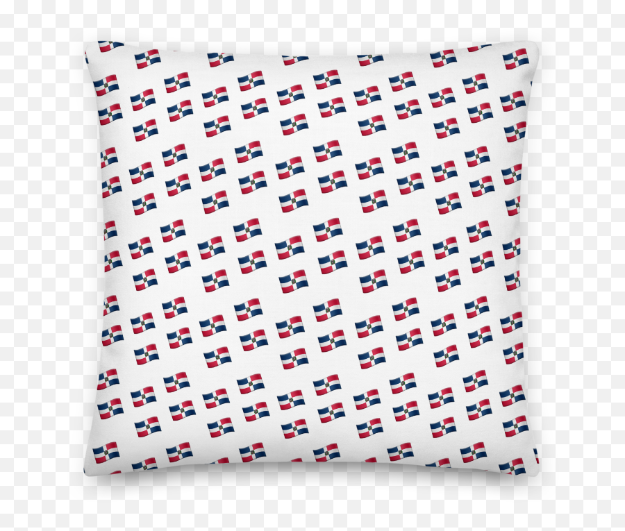 All - Over Emoji República Dominicana Flag Premium Pillow,Ca Flag Emoji