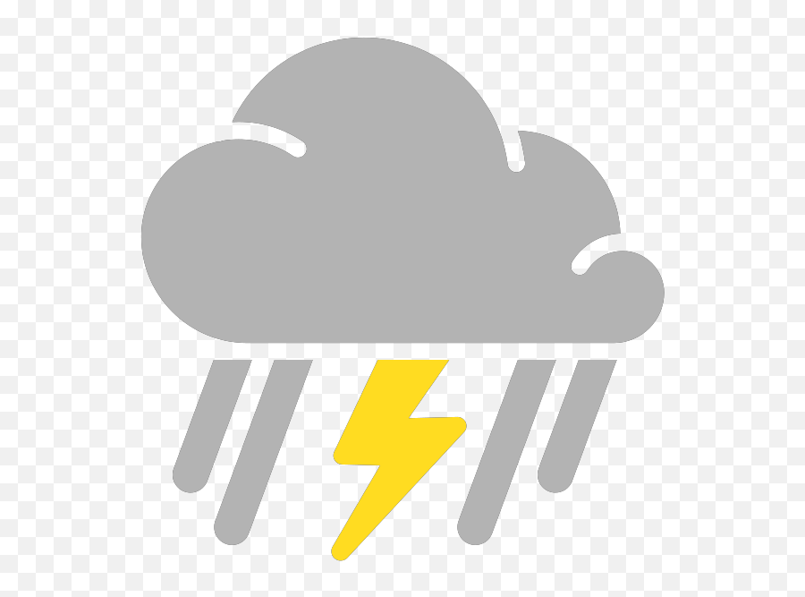 Simple Weather Icons Mixed Rain And Thunderstorms Svg Emoji,Weather Emoticons Mostly Cloudy