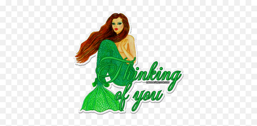 Thinking 6 Mermaid - Dazzle Junction Emoji,Thinking Emoticons Gif