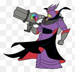 Emperor Zurg Holding His Gun - Zurg Toy Story Cartoon Emoji,Gun To Head Emoji